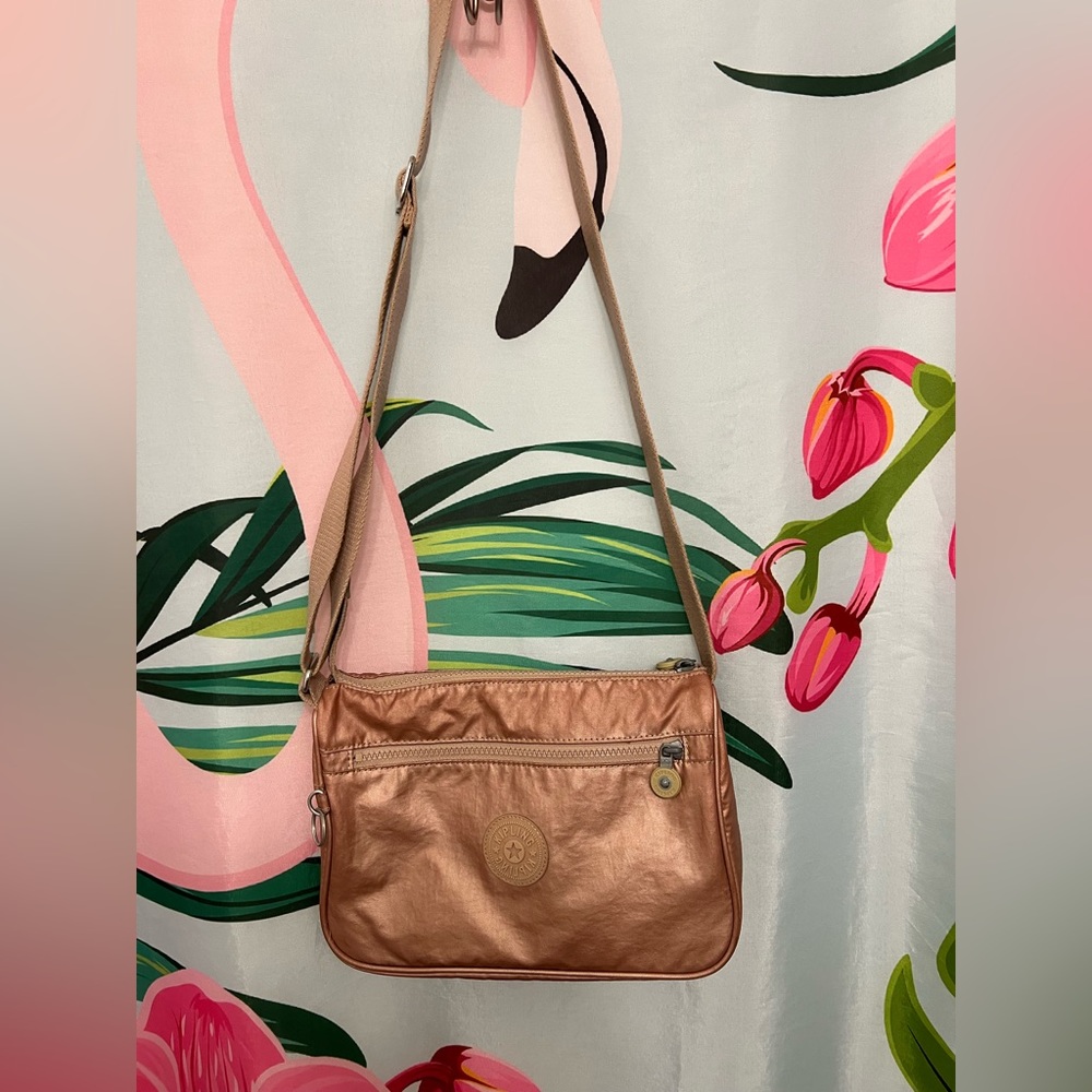 Kipling Metallic Shoulder Bag